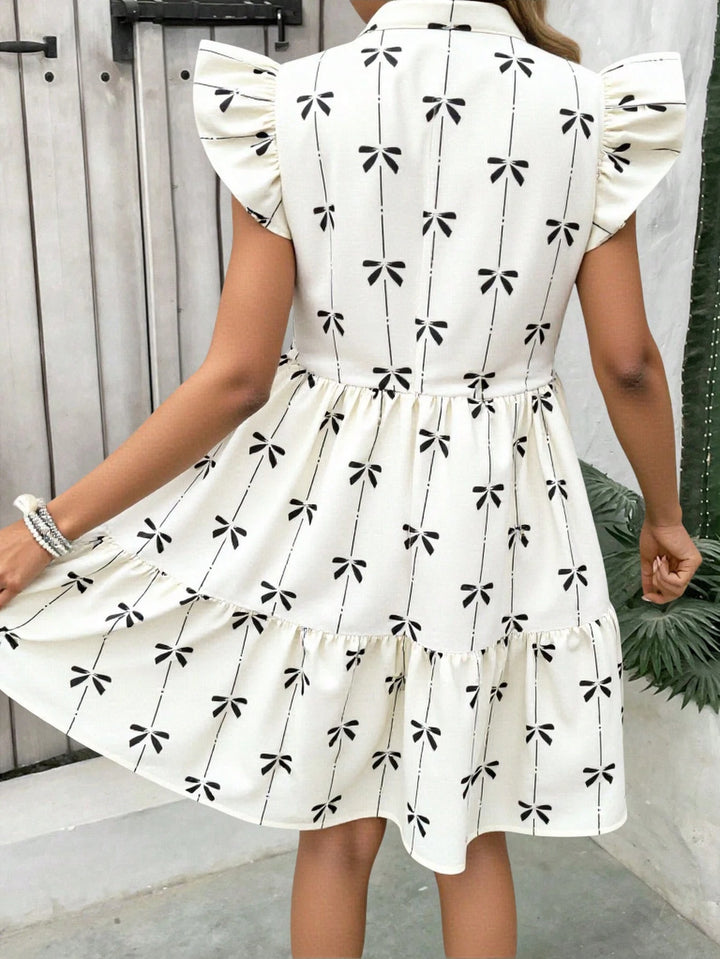 Rochie mini SHEIN, crem