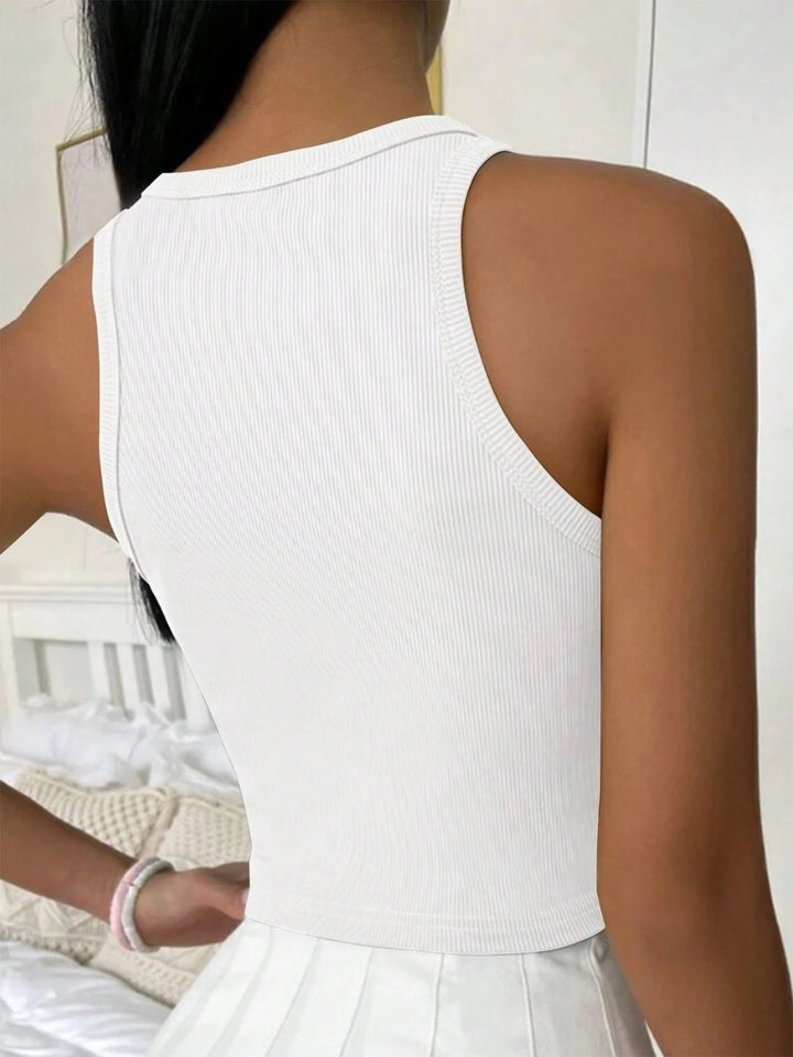 Top SHEIN, alb