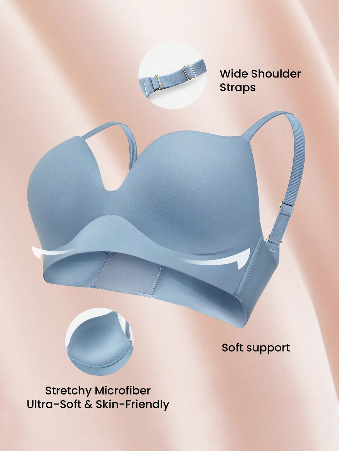 Sutien SHEIN, albastru