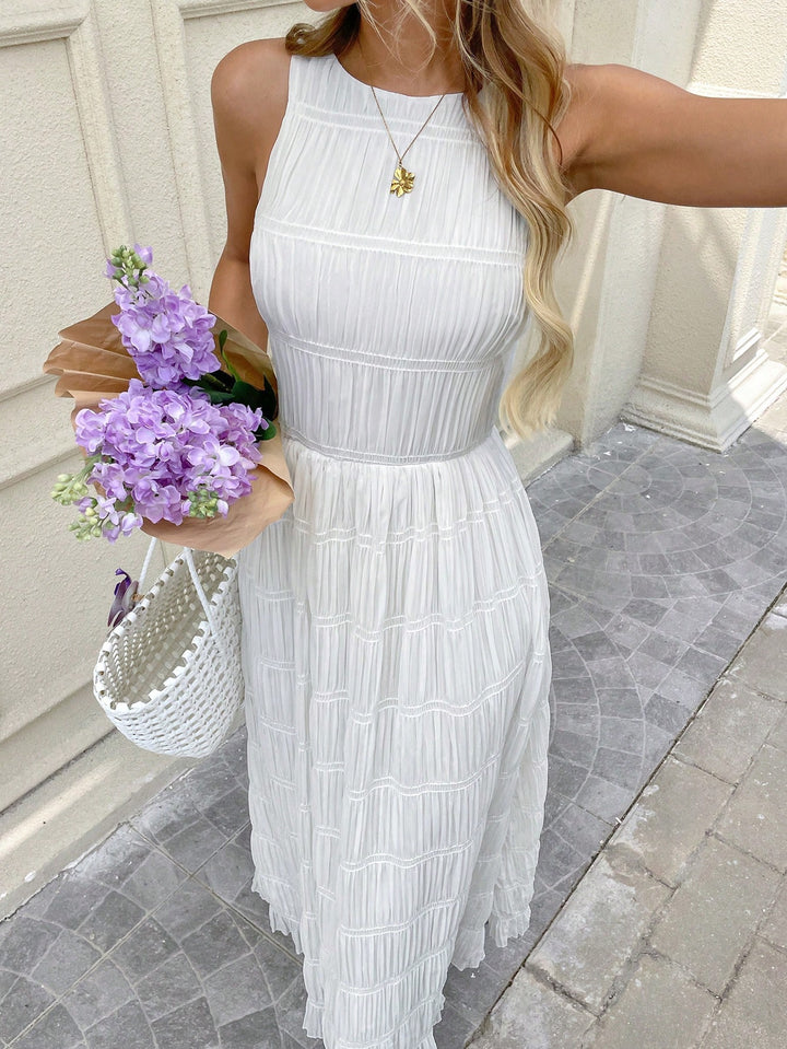 Rochie maxi SHEIN, alb