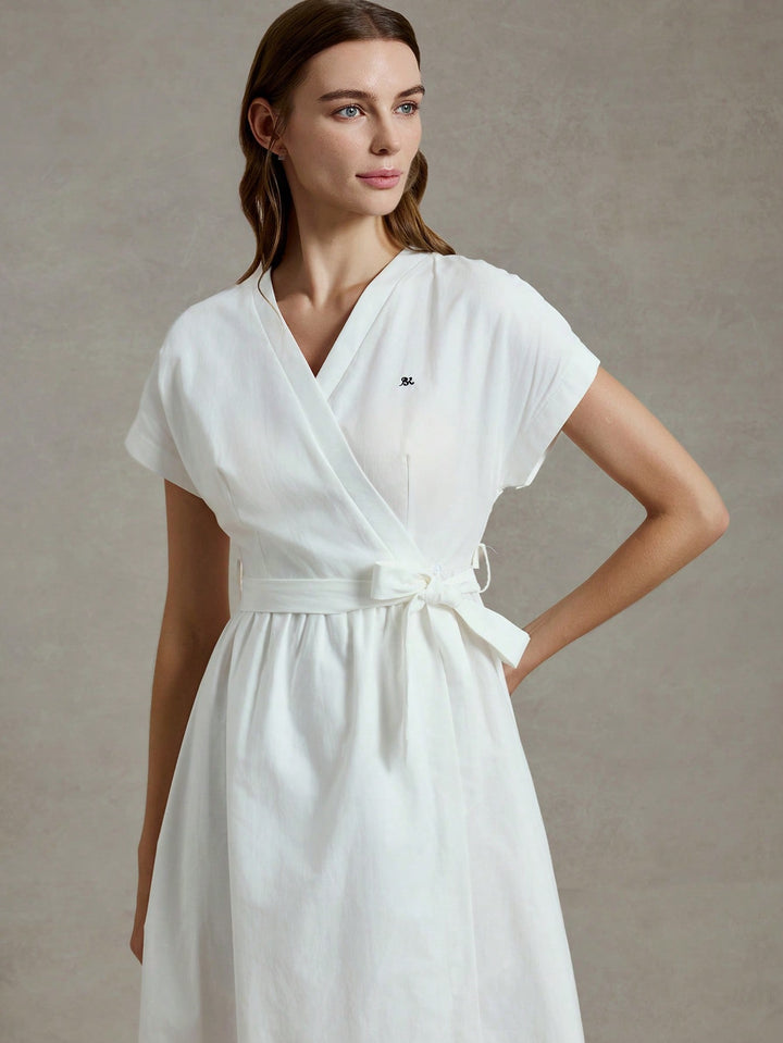 Rochie midi SHEIN, alb