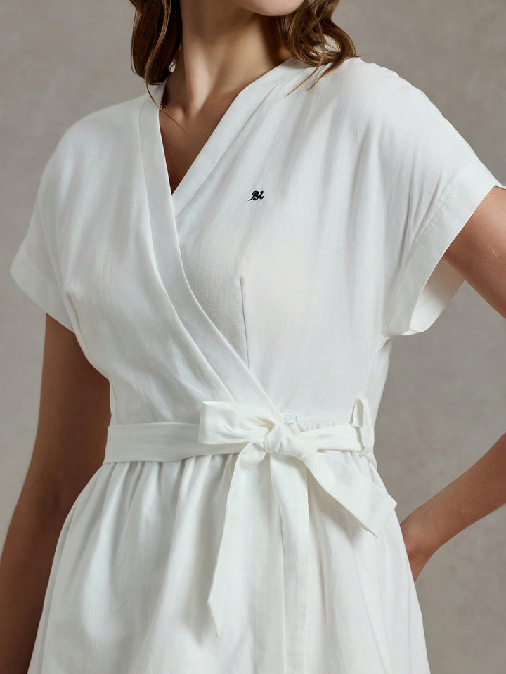 Rochie midi SHEIN, alb