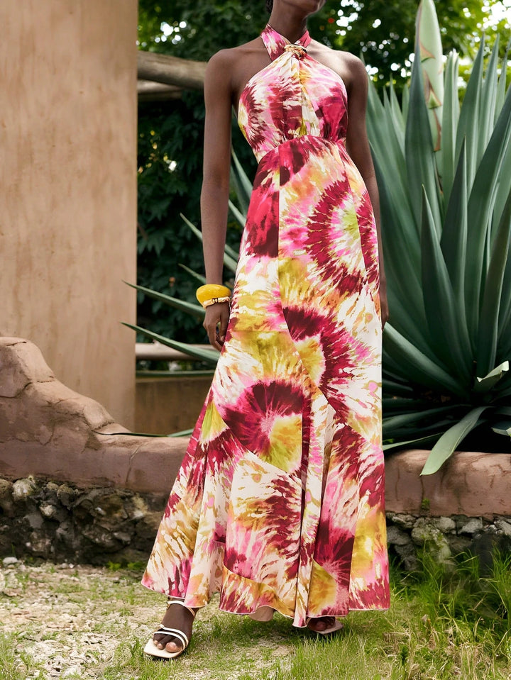 Rochie maxi SHEIN, mix culori