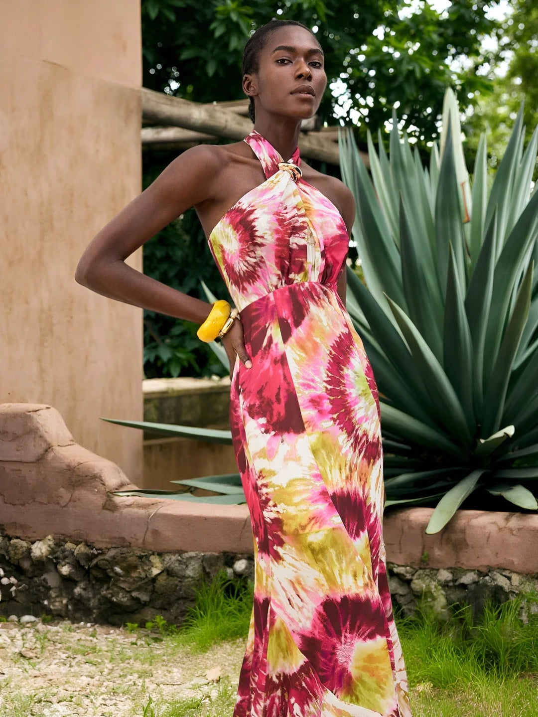 Rochie maxi SHEIN, mix culori