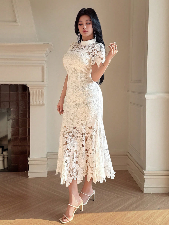 Rochie maxi SHEIN, alb