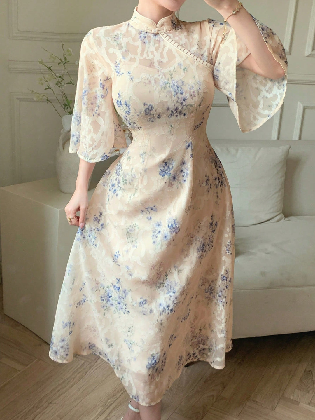Rochie maxi SHEIN, roz