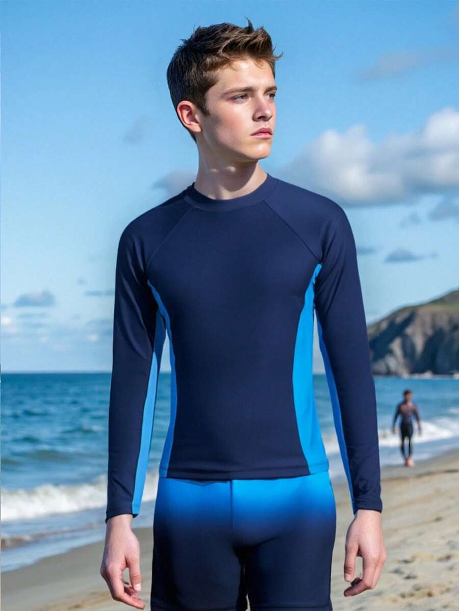 Costum de baie SHEIN, albastru