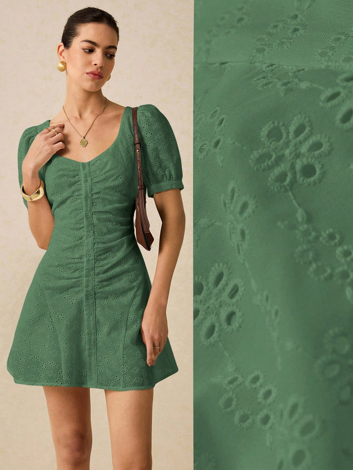 Rochie mini SHEIN, verde