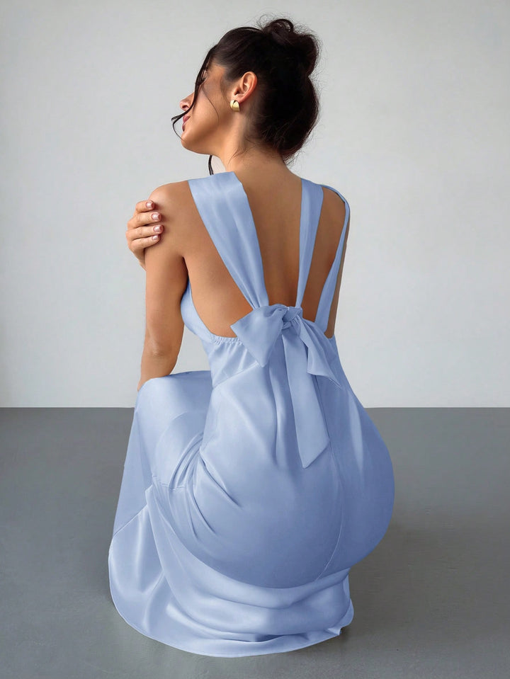 Rochie maxi SHEIN, albastru