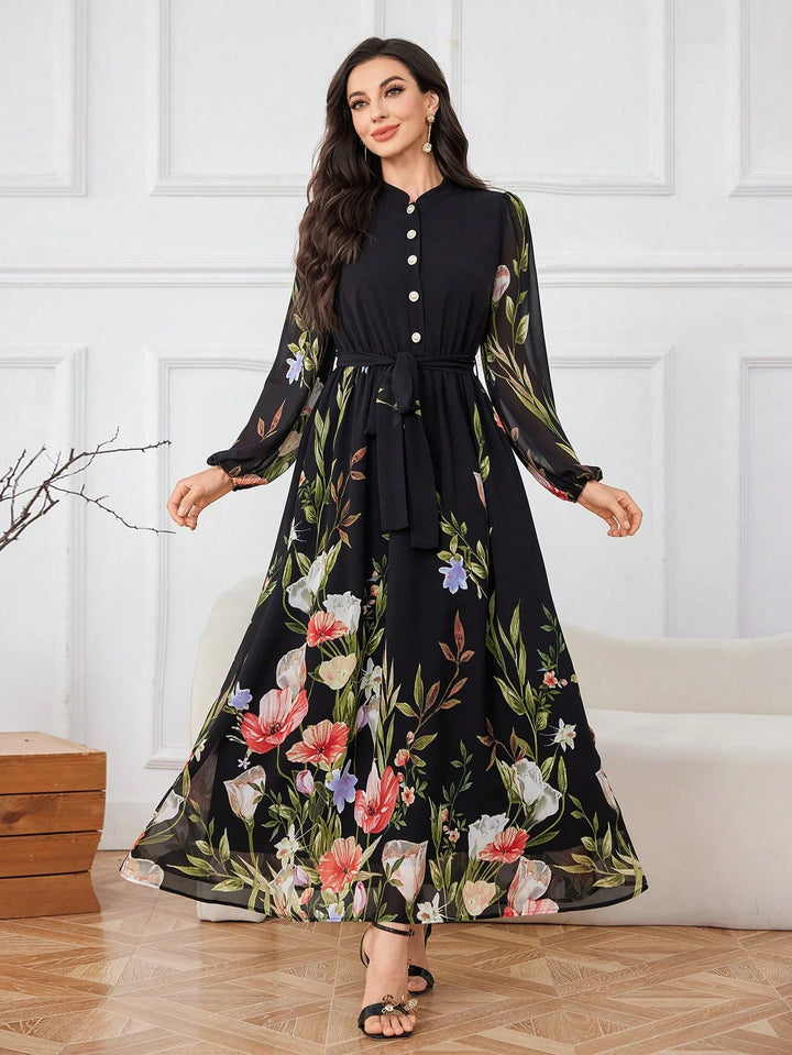 Rochie maxi SHEIN, negru