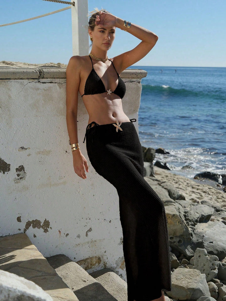 Set bikini SHEIN, negru