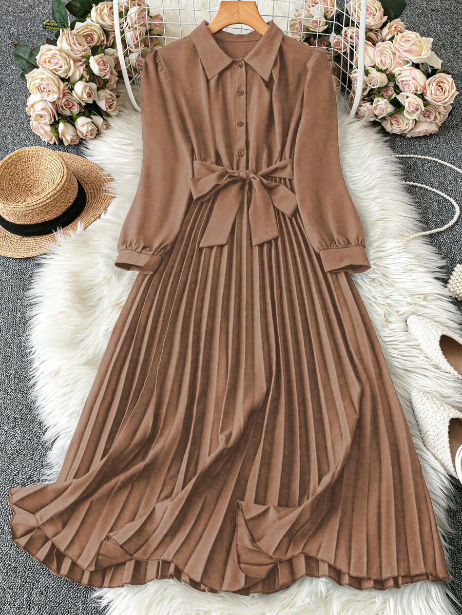 Rochie maxi SHEIN, maro