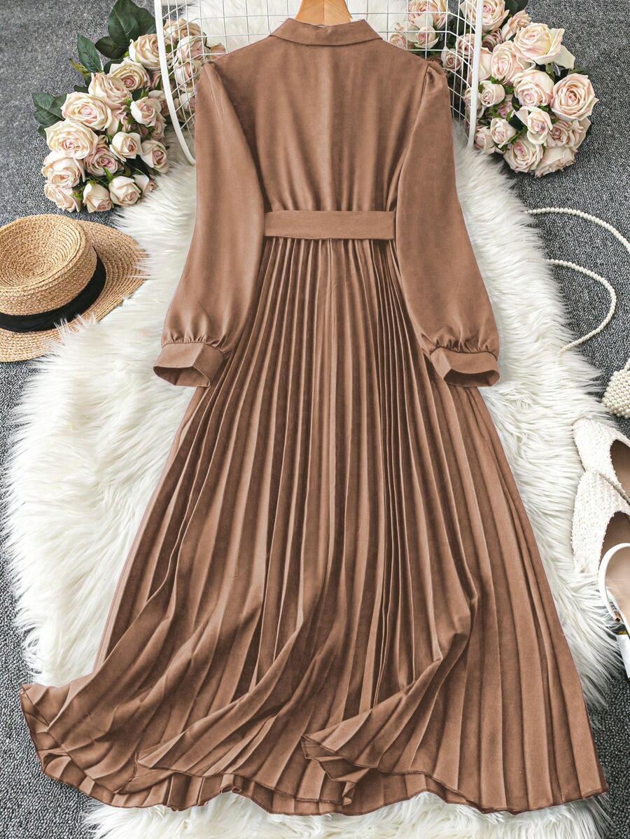 Rochie maxi SHEIN, maro