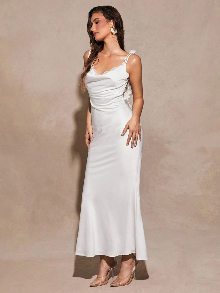 Rochie maxi SHEIN, alb