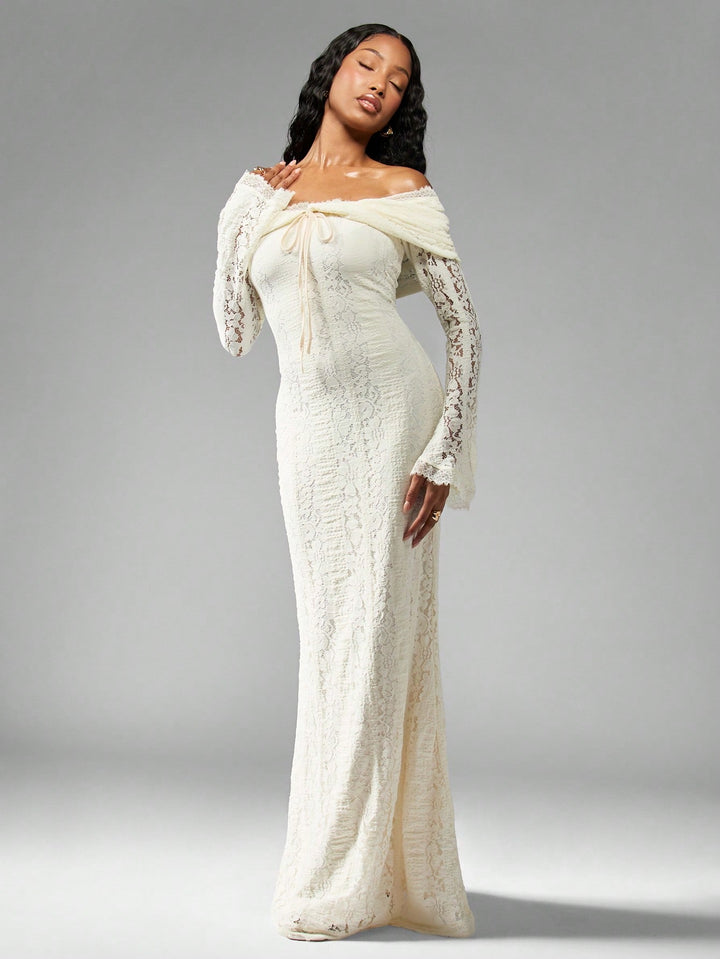 Rochie maxi SHEIN, alb