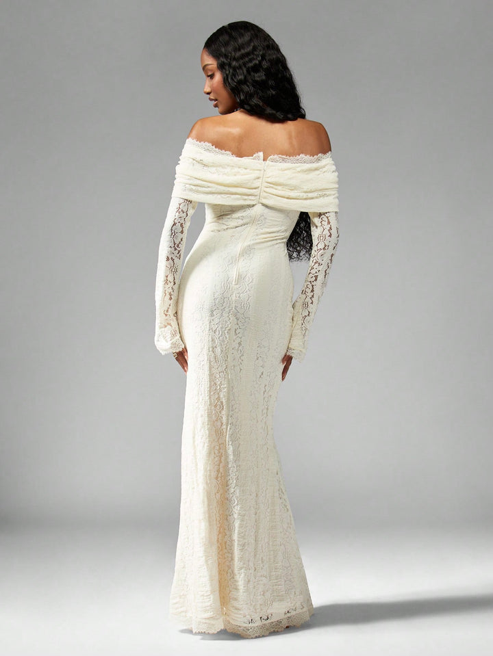 Rochie maxi SHEIN, alb