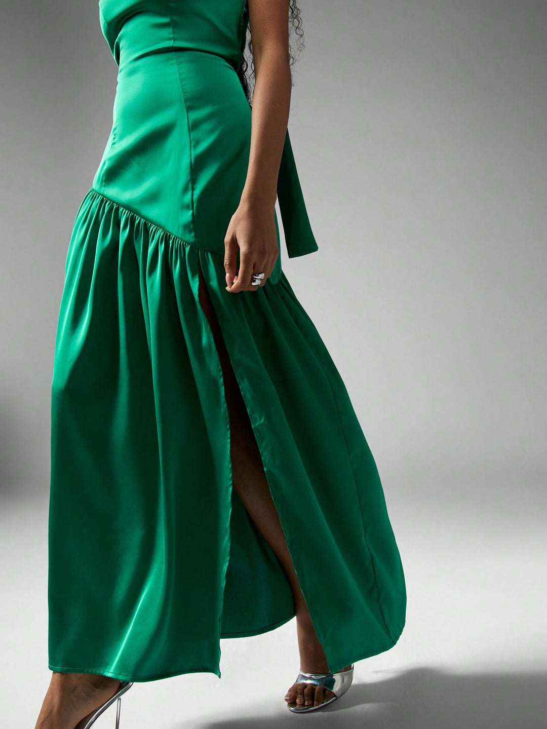 Rochie maxi SHEIN, verde