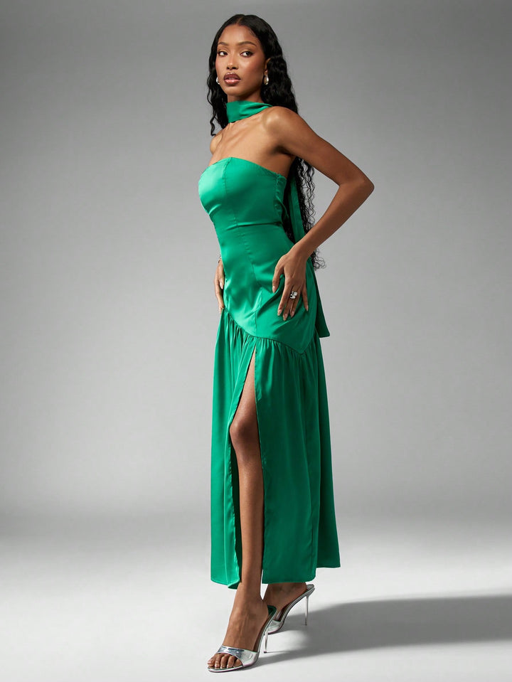 Rochie maxi SHEIN, verde
