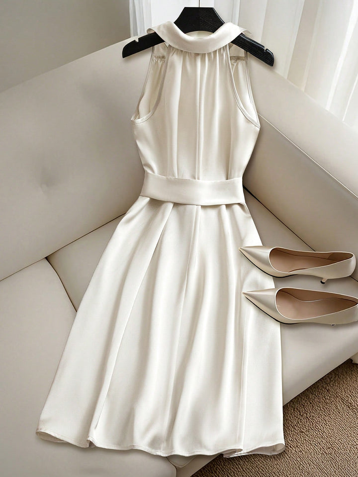 Rochie midi SHEIN, bej