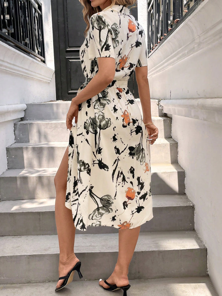 Rochie midi SHEIN, mix culori