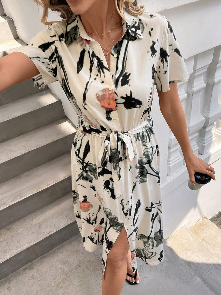 Rochie midi SHEIN, mix culori