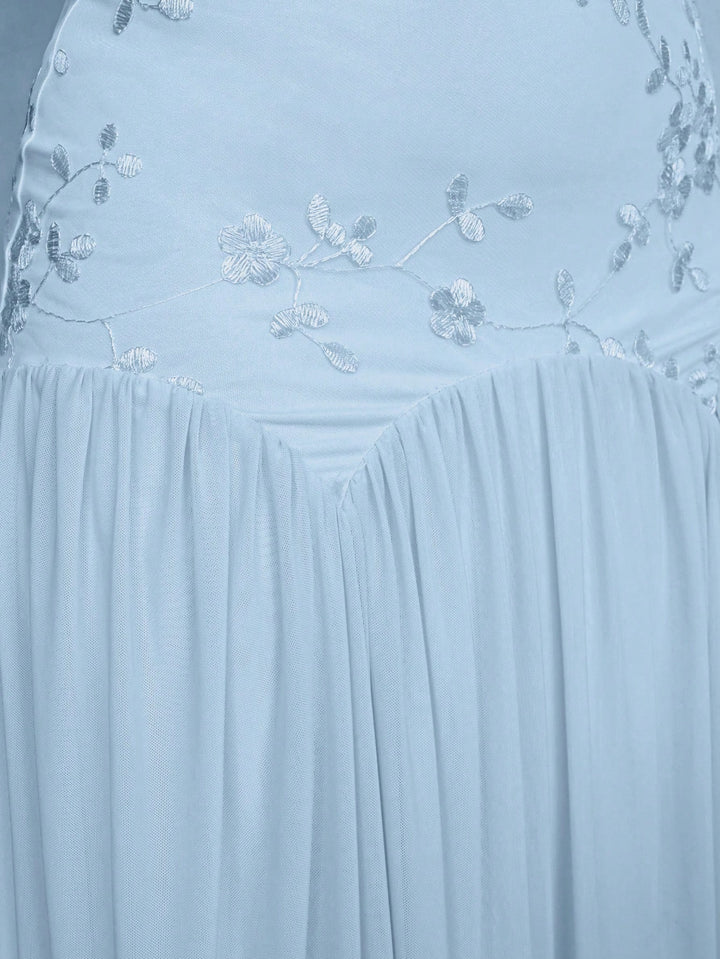 Shein maxi ruha, kék
