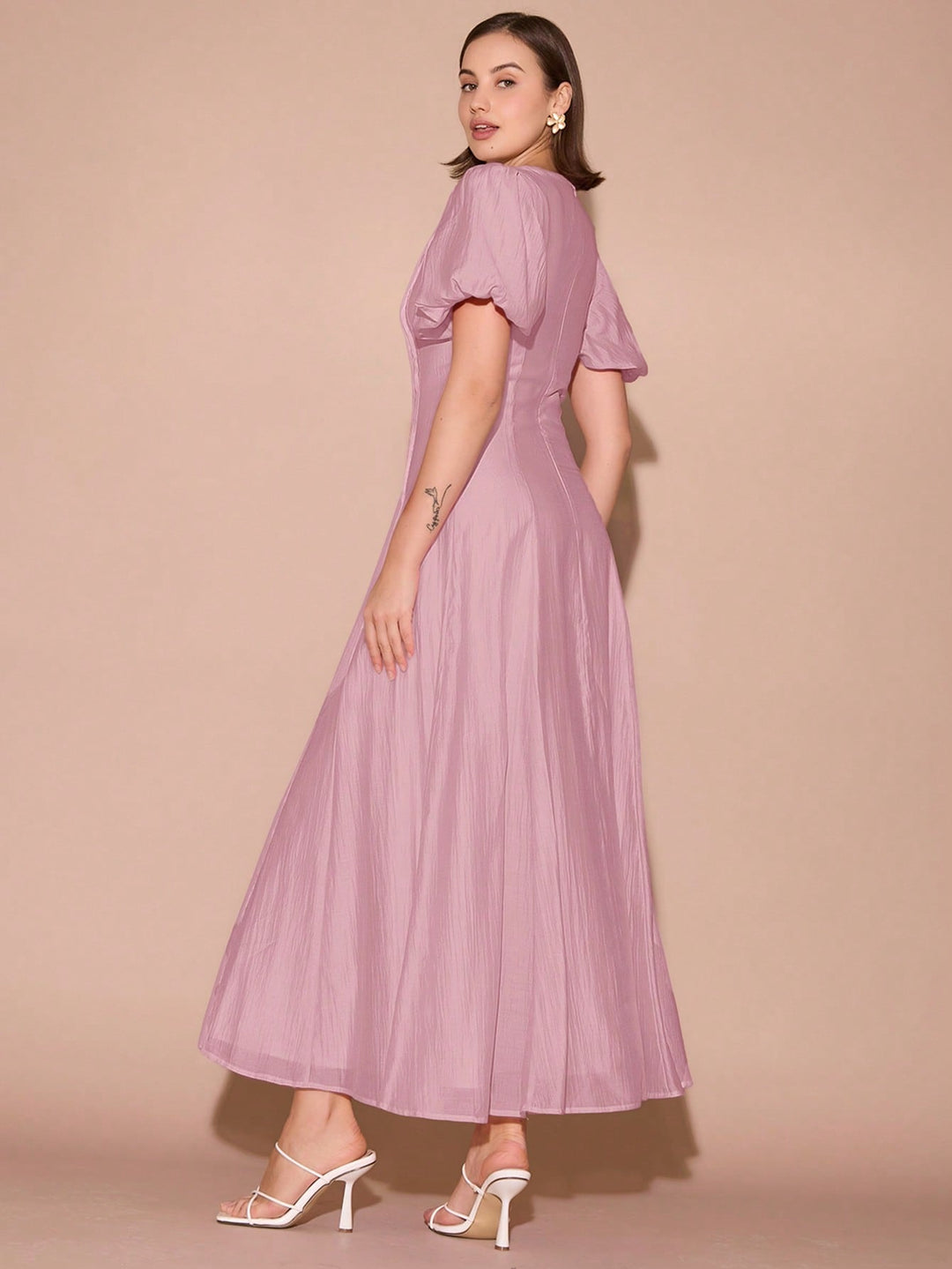 Rochie maxi SHEIN, roz