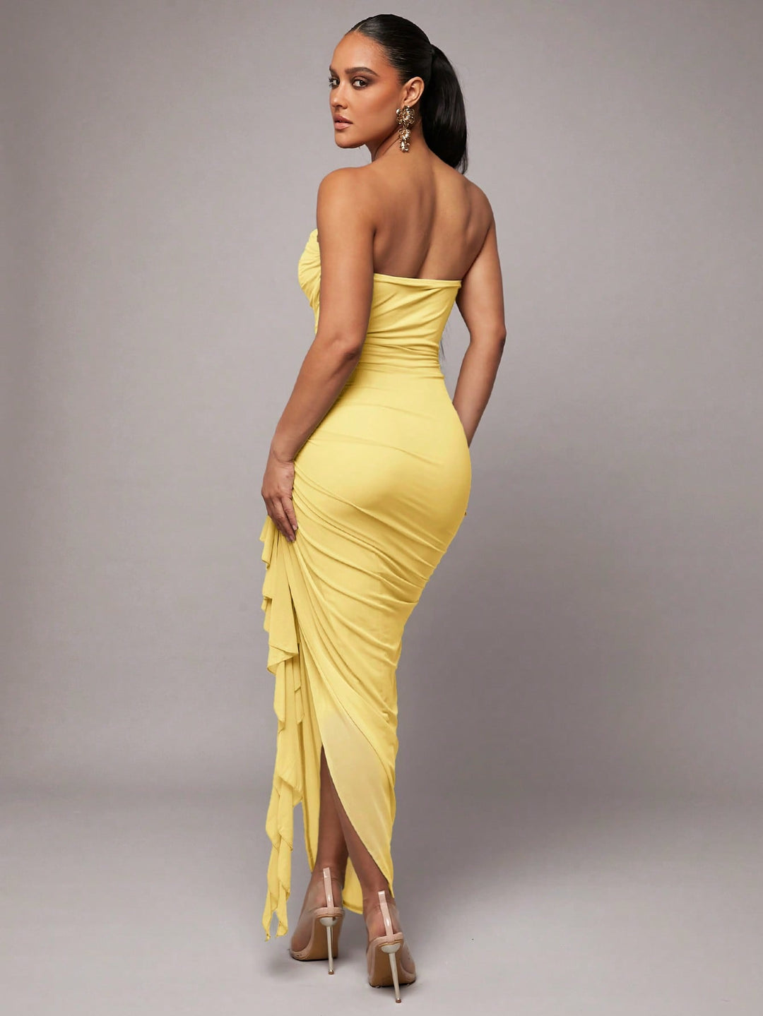 Rochie maxi SHEIN, galben