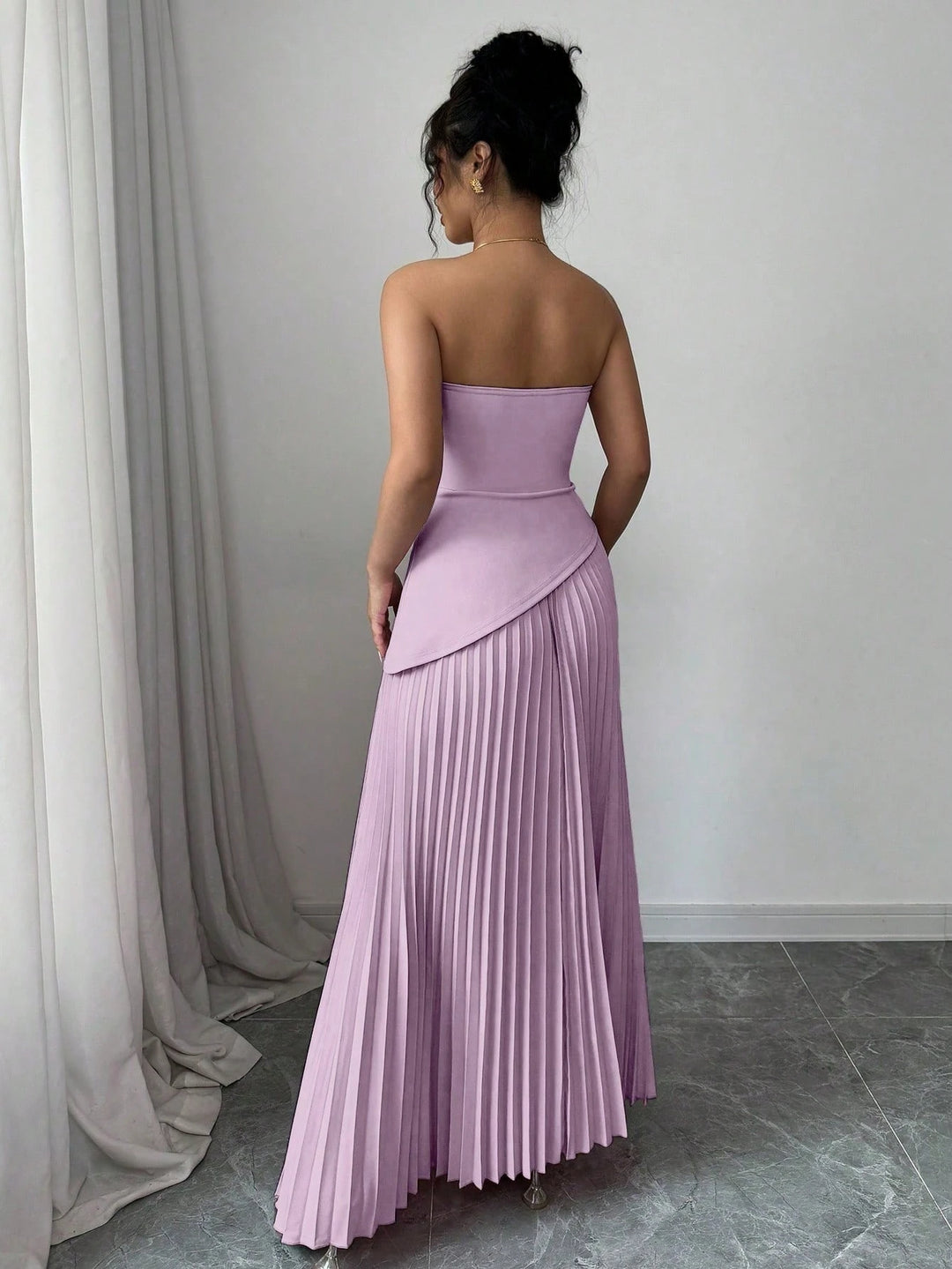 SHEIN maxi ruha, rózsaszín