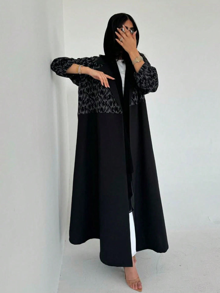 Set caftan și jalabiya SHEIN, negru