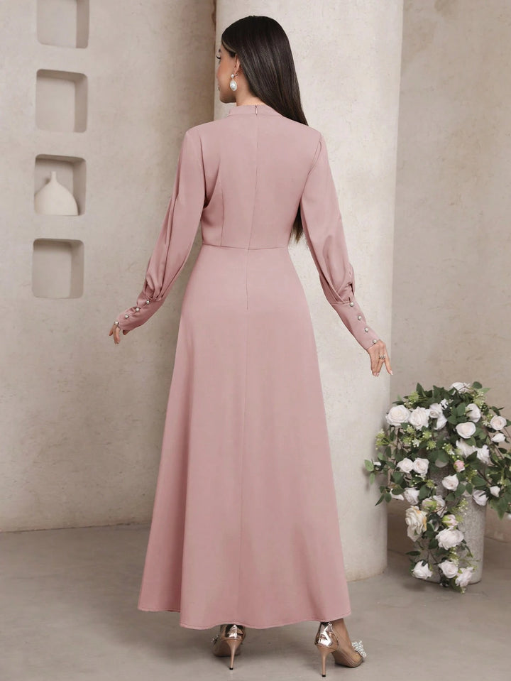Shein maxi ruha, rózsaszín