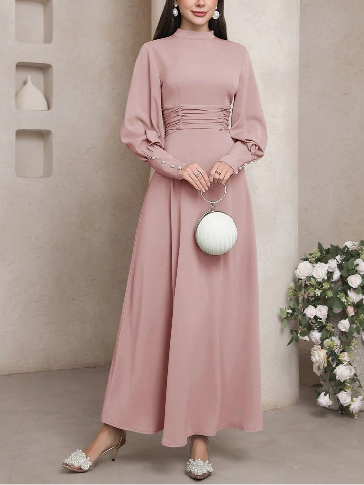Shein maxi ruha, rózsaszín