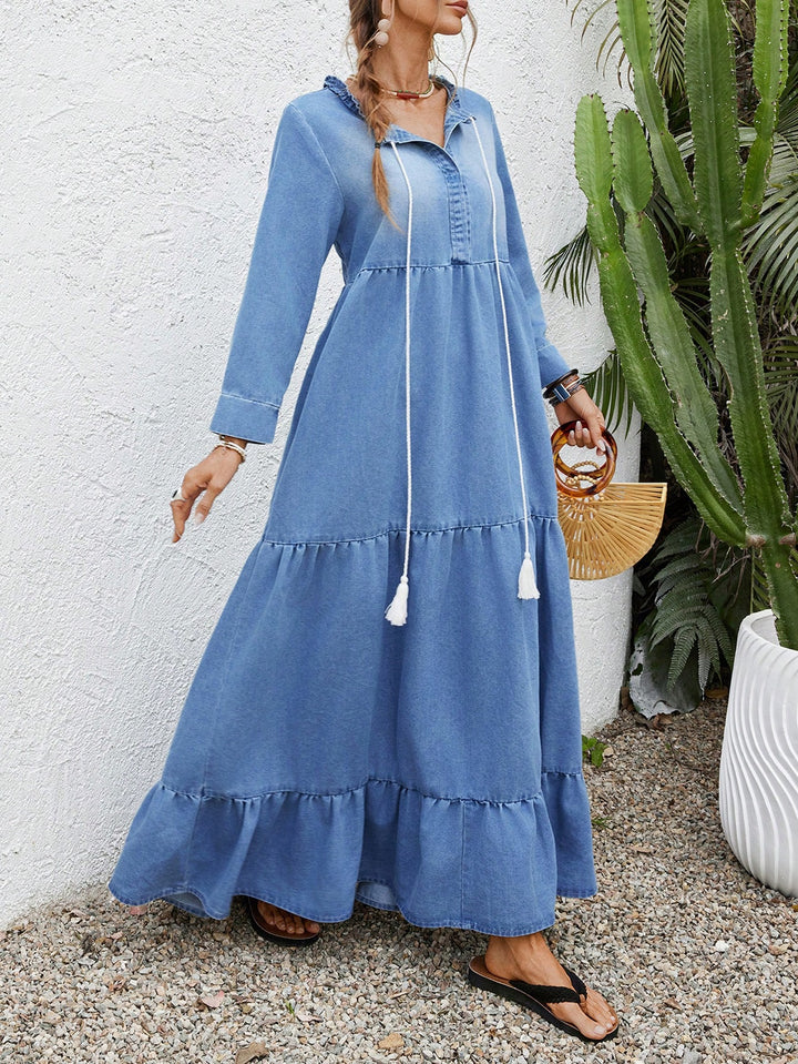 Rochie maxi SHEIN, albastru