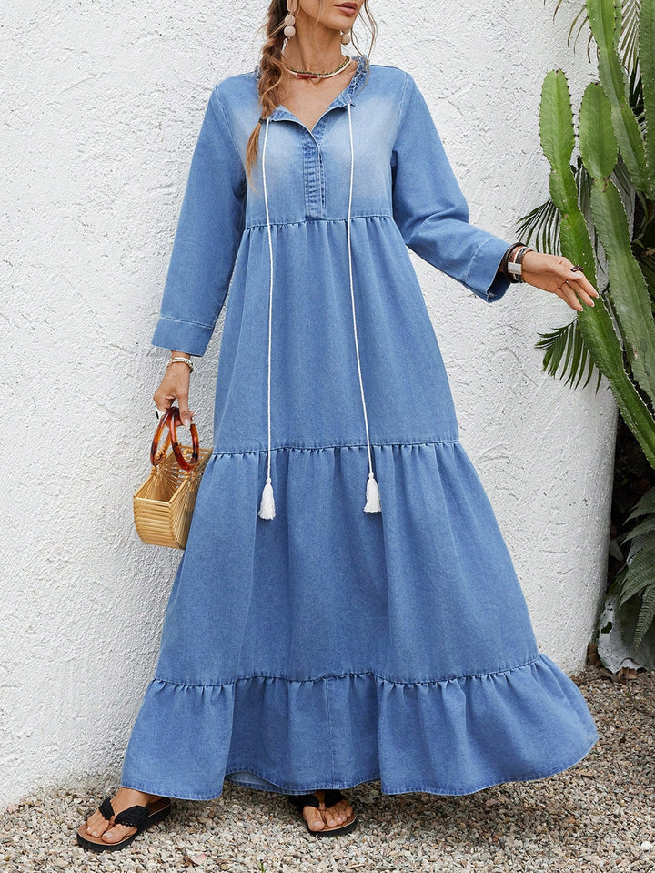 Rochie maxi SHEIN, albastru