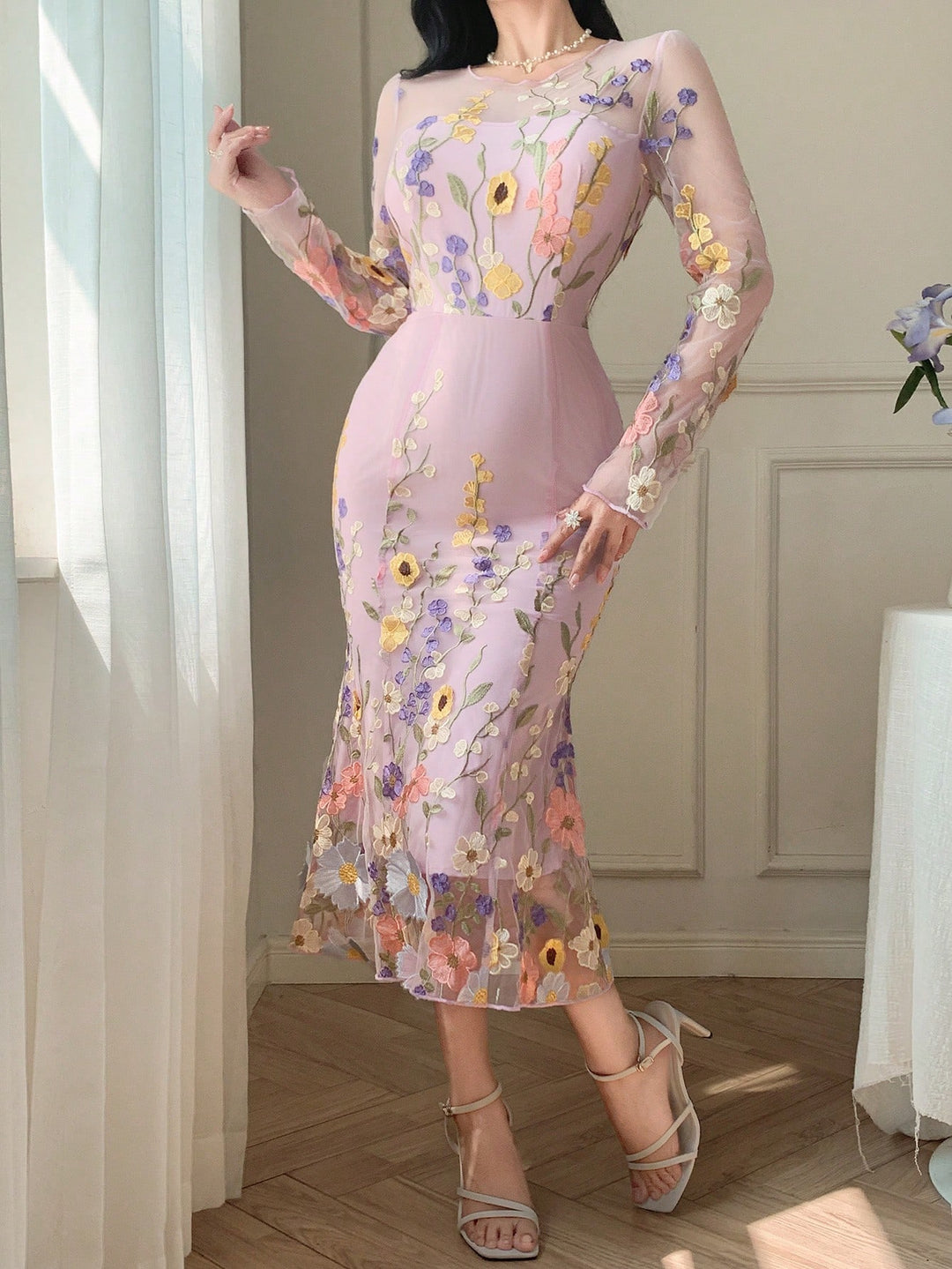 Rochie maxi SHEIN, mov