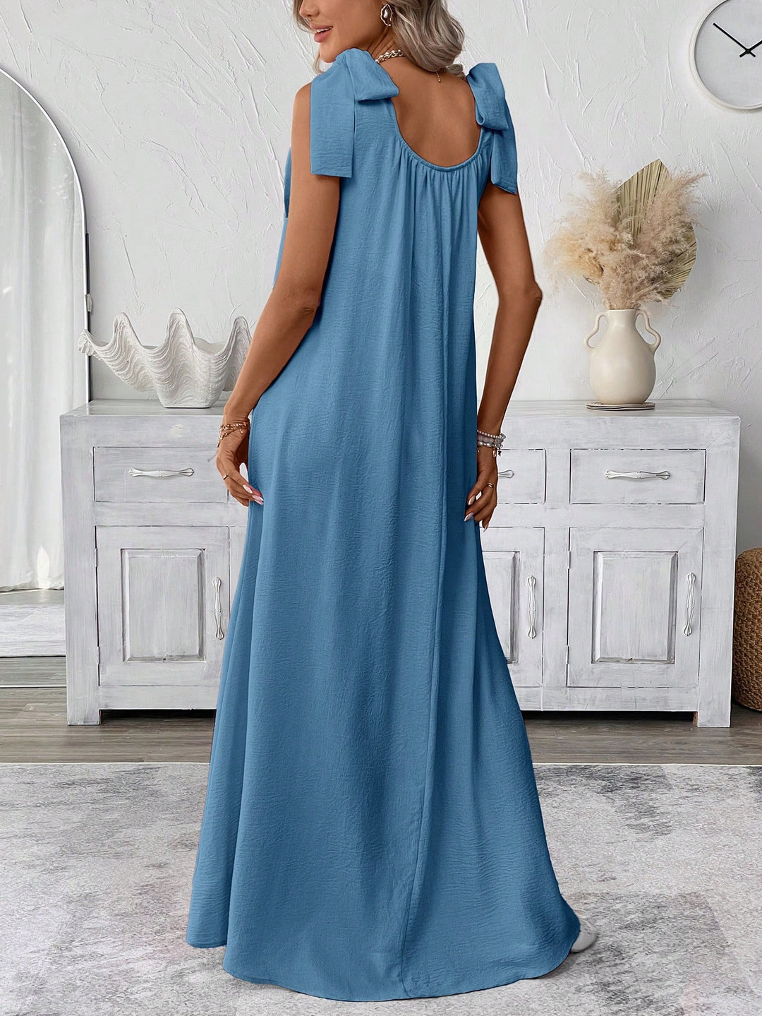 Rochie maxi SHEIN, albastru