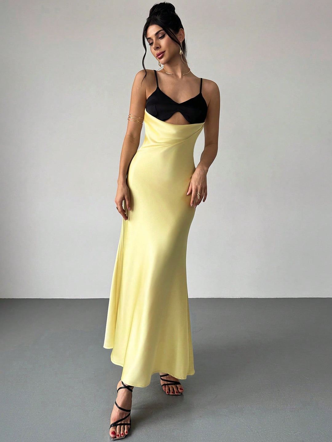 Rochie maxi SHEIN, galben