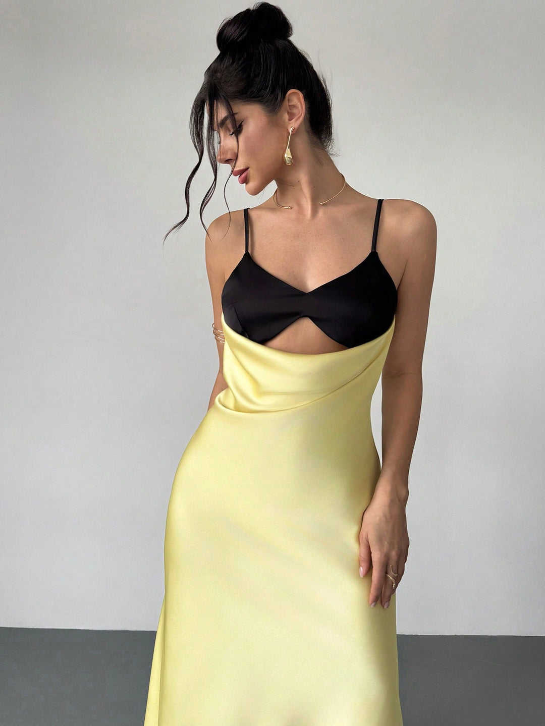 Rochie maxi SHEIN, galben