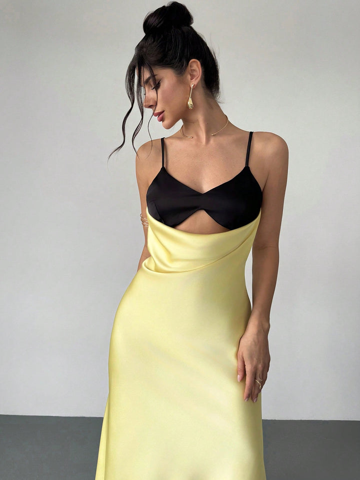 Rochie maxi SHEIN, galben