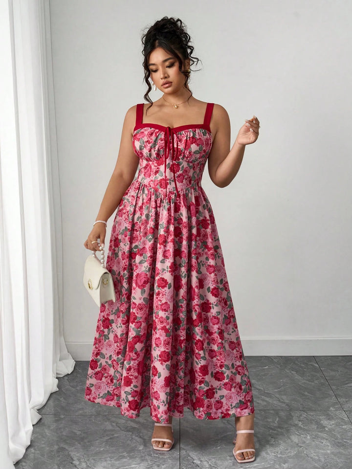 Rochie maxi SHEIN, mix culori