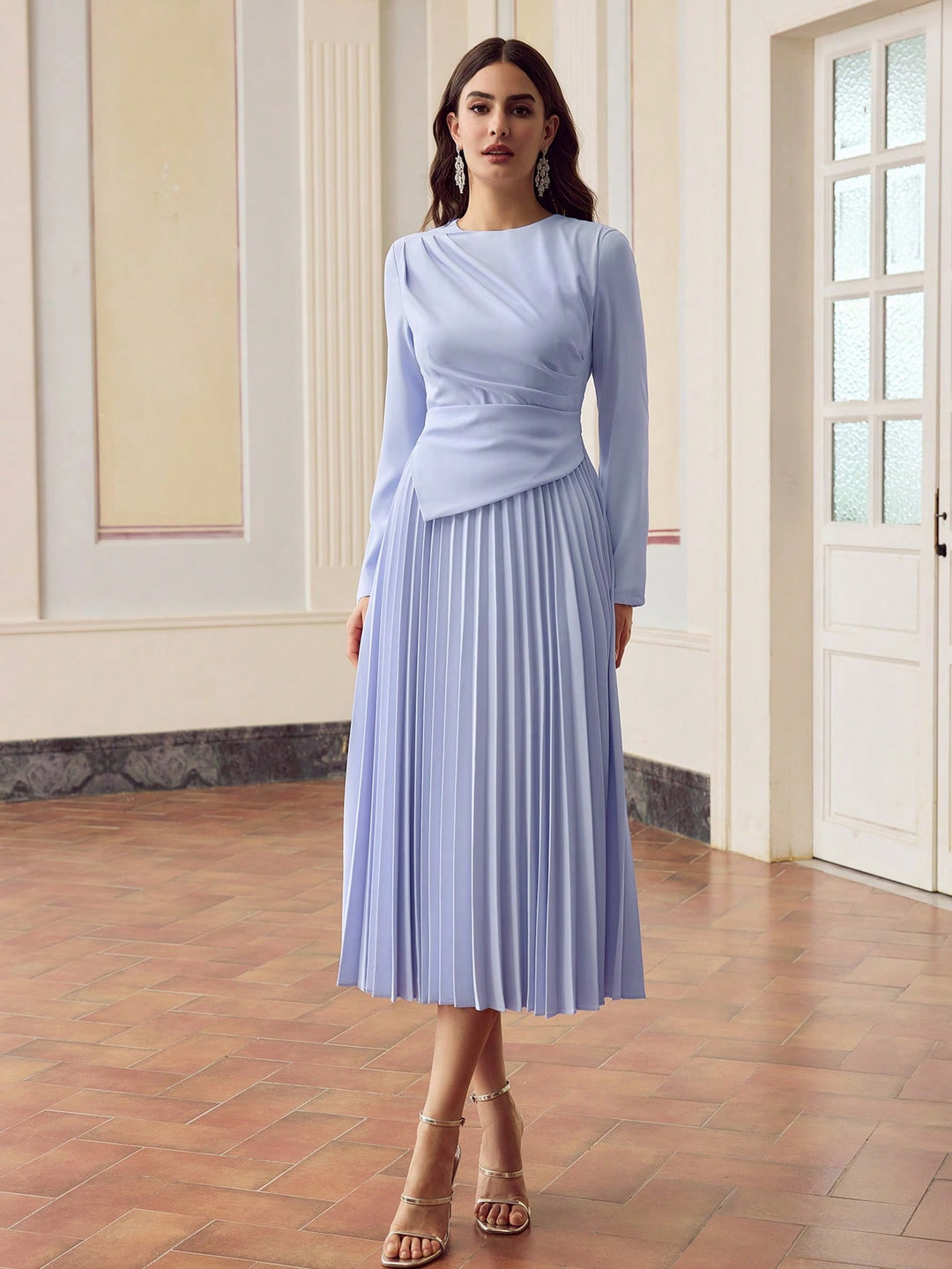 Rochie midi SHEIN, mov