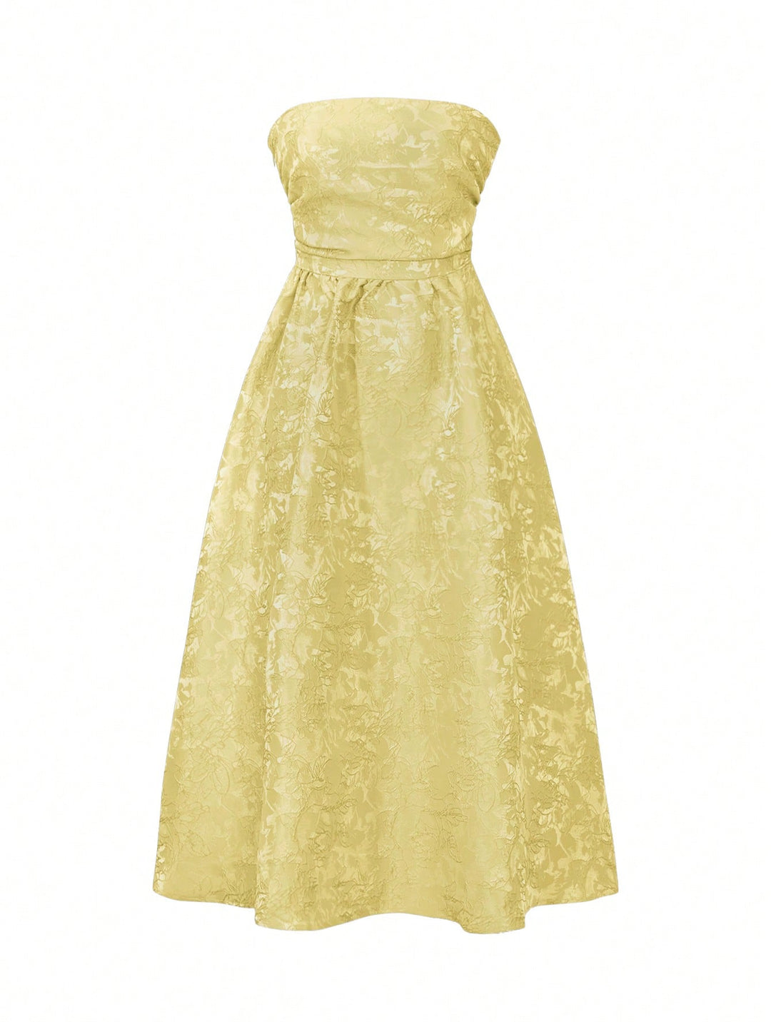 Rochie midi SHEIN, galben