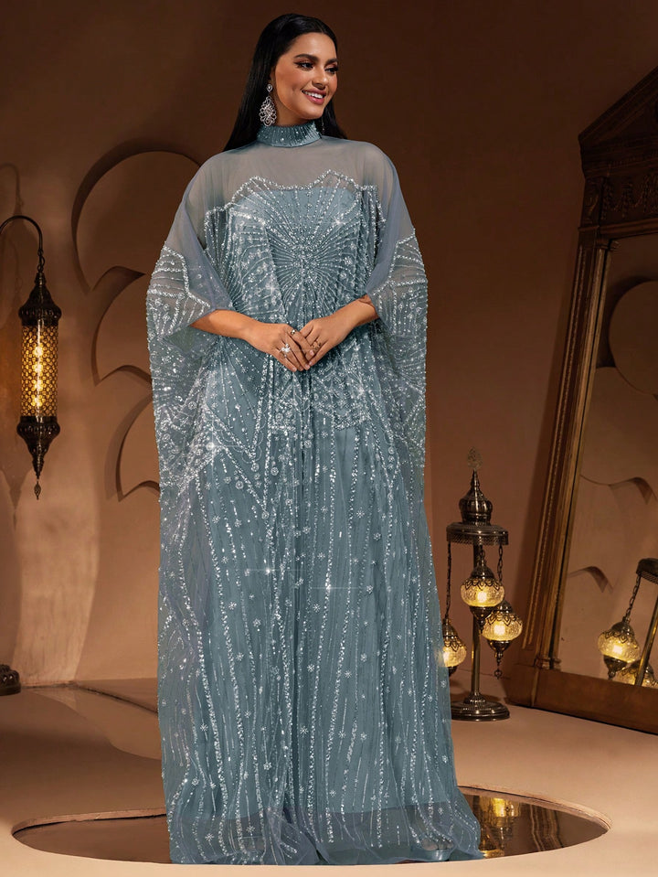 Rochie de ocazie SHEIN, albastru