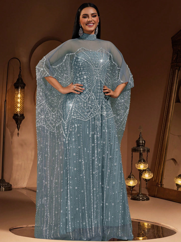 Rochie de ocazie SHEIN, albastru