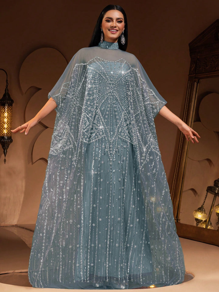 Rochie de ocazie SHEIN, albastru