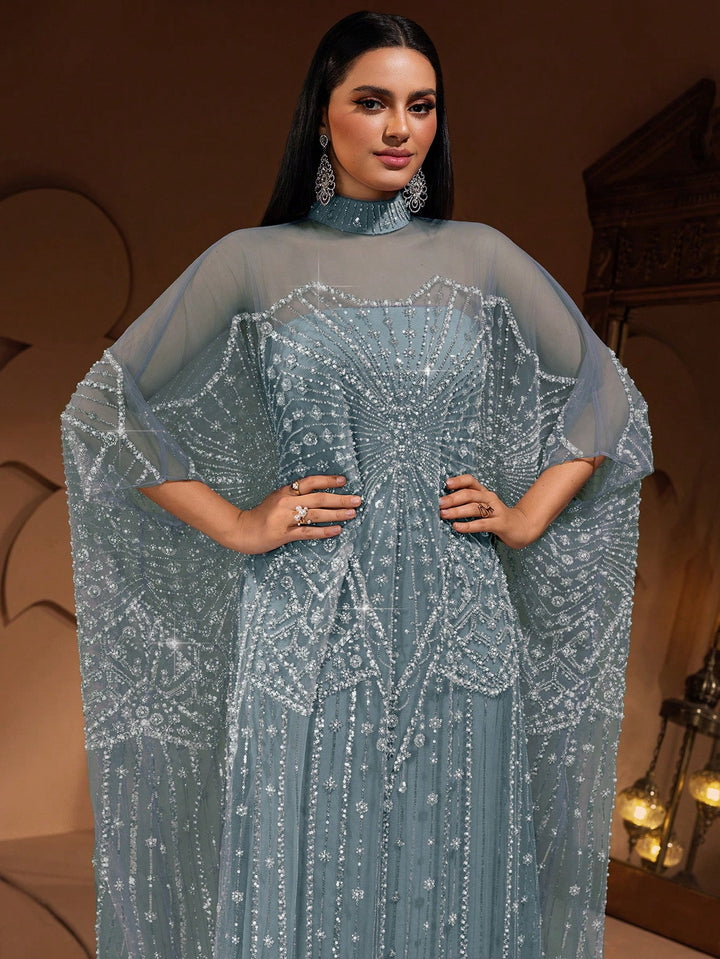 Rochie de ocazie SHEIN, albastru