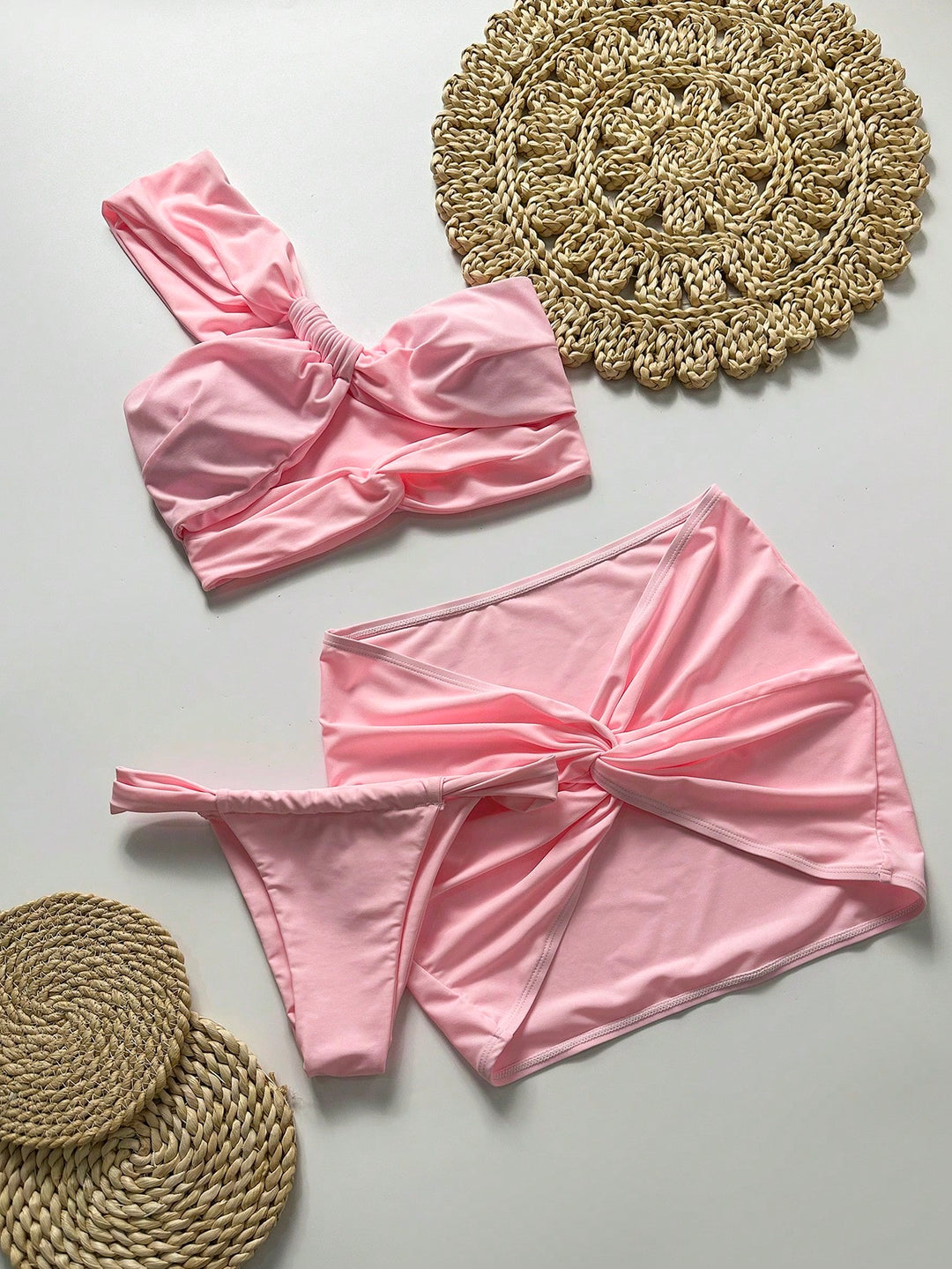 Set bikini SHEIN, roz