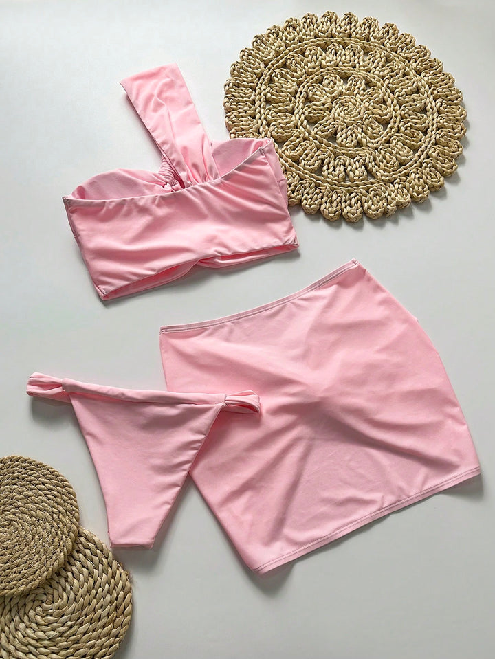 Set bikini SHEIN, roz
