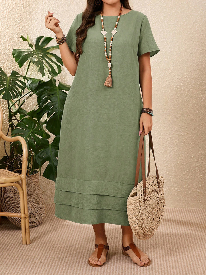 Rochie maxi SHEIN, turcoaz