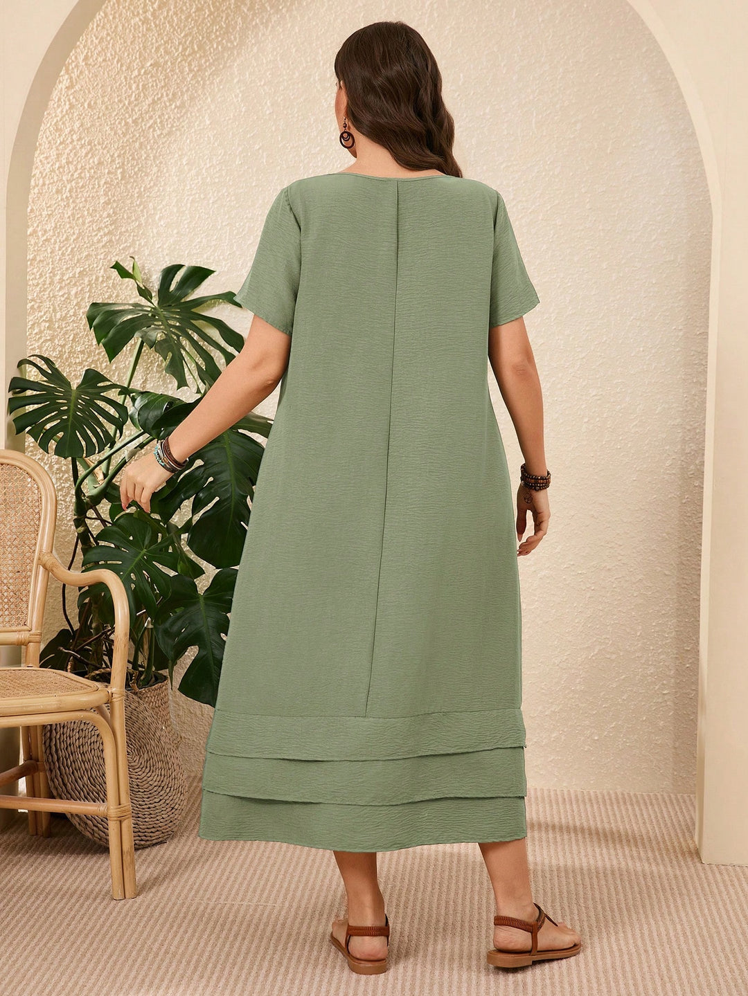 Rochie maxi SHEIN, turcoaz
